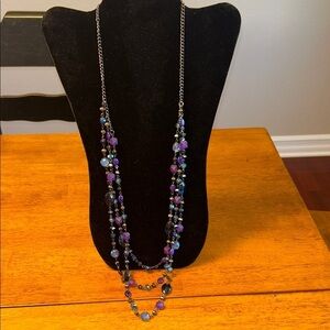 Elegant Multi-Color Beaded Necklace